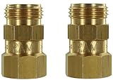 Dramm Brass Garden Hose Swivel - Pack of 2