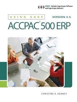 Spiral-bound Using Sage ACCPAC 500 ERP, Version 5.5 Book