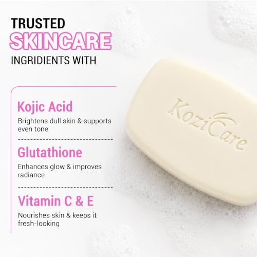 HealthVit Kozicare Kojic Acid Glutathione Bathing Bar Tan Removal - Image 4