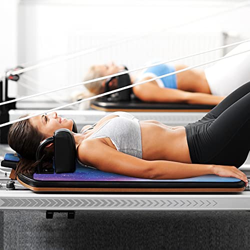 Surnuo 39 * 24Inch Non-Slip Pilates Reformer Mat With A Mesh Bag, Pilates Reformer Cover Extra-Thick Start Blue #TOP6