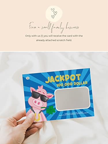 Image of Joli Coon Pregnancy announcement lottery scratch cards - You are going to be an aunt - Baby announcement aunt with lottery tickets