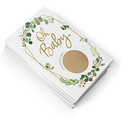 Juego de Baby Shower Scratch-Off con 30 tarjetas miniatura 3