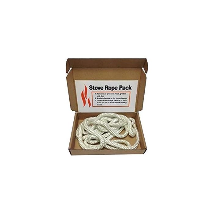 Buy VOYTO Black Stove Door Replacement Standard Fiberglass Rope Kit