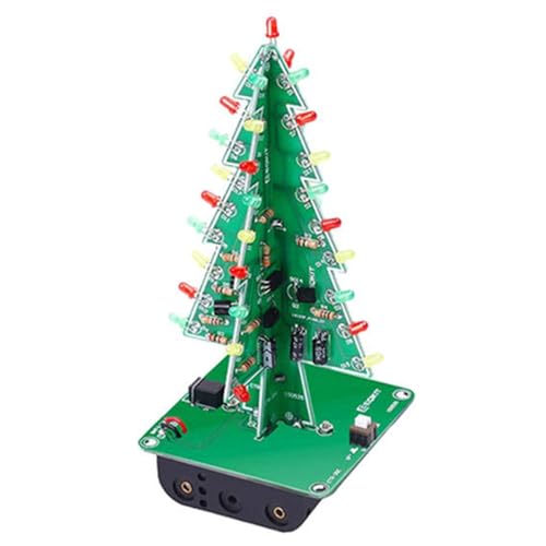 Regalo electrónico de Navidad DIY: Kit de circuito de luces intermitentes en tres piezas 3