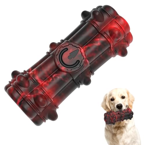 Homipooty Juguete para perros para masticadores agresivos, razas grandes y medianas, indestructibles, juguetes masticables para perros, juguete chirriante de cumpleaños, cepillo de dientes para