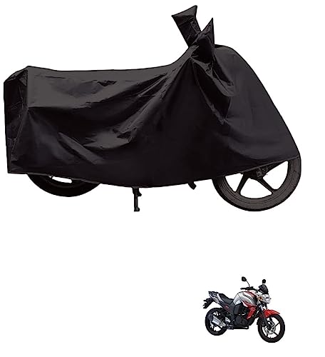 Image of Kozdiko Dust & Waterproof Bike Body Cover with Mirror Pockets for Yamaha FZ
