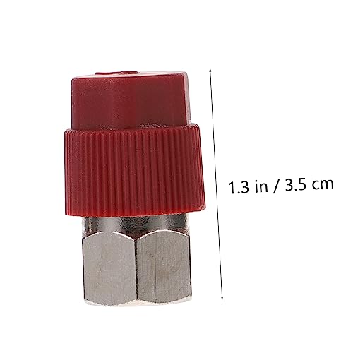 Conectores rápidos de conversión alta/baja LIFKOME, 2 piezas, para reparación de líneas de aire acondicionado automotriz, diseño deslizante miniatura 2