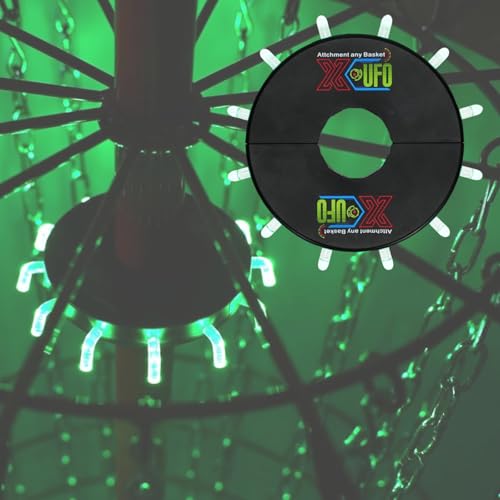 Disc Golf Basket Sensor Light | Automatic Sensor Lighting + Automatic Color-Changing Function | Compatible with Universal Disc Golf Baskets (40MM)