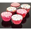 Orret Home 100 Patterned Cupcake Molds, Colorful Brownies and Muffin Containers, Paper