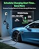 Evjuicion Chargeur Voiture Electrique 6 Mètre [3.68KW | 8-16A | 0-12H | IP65] EV Chargeur Type 2 avec Support Mural, Écran numérique, Portabilité Cable Recharge Voiture Électrique Type 2 avec Sac