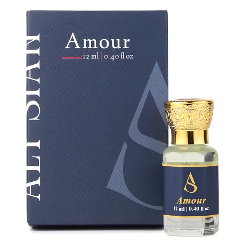 Image of ALY'SIAN Luxury Attar for Men Women 12 ML Amour Premium Non Alcoholic Roll On Perfume Oils Arabic & French Blend Assorted Long Lasting Fragrance Collection Unisex Perfume Gift Hamper (AMOUR 12 (ML))