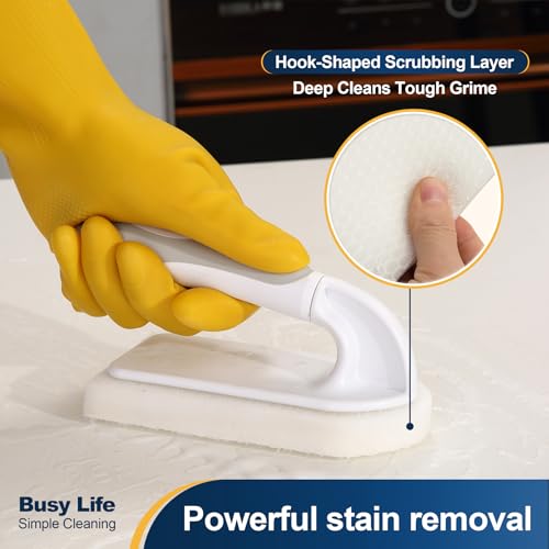 Image of Yocada Handheld Cleaning Scrub Brush Set 2 Pack