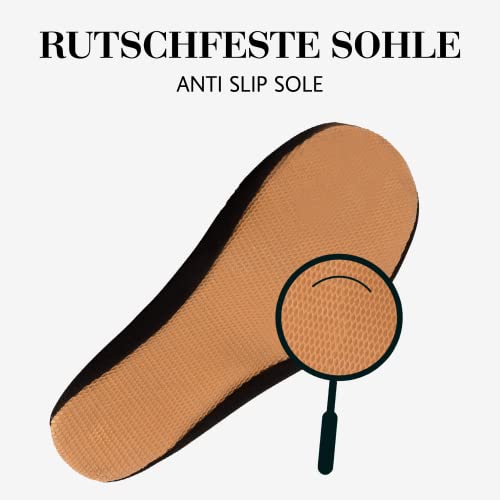 Siegerertreppchen® turnkschoenen katoen zwart (maat 26-35) gymschoenen voor meisjes & jongens. Ademende en slipvrije… - Image 4