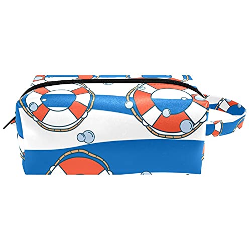 Hanging Toiletry Bag Cosmetic Stationery Organizer Pouch Portable Pencil Case Lifebuoy Nautical