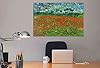 Artley Prints Poppy Field By Vincent Van Gogh Canvas Wall Art l Ready to Hang l Landscape Pictures for Decoration l Abstract Artwork 40 x 30cm (16 x 12 inches) A3 #4