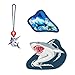 Step by Step Magic Mags „Angry Shark“, 3-teilig, 2 Magnet-Applikationen und 1 Anhänger, als Ergänzung für den Schulranzen oder Vorschulrucksack, für Jungen und Mädchen