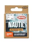 Berkley Nautil Inshore Fluorocarbon | Wytrzymały i odporny na ścieranie przypon wędkarski | Linka fluorocarbonowa do wody słonej i słodkiej z łatwą w użyciu szpulą | 0,22 mm | 3,5 kg | 50 m