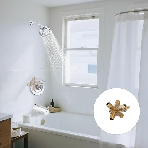 Adaptateur de douche en laiton robuste pour systeme Posi Temp durable - 3