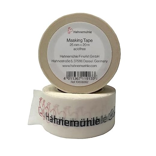 Masking tape - Ruban adhésif - Blanc - Pour aquarelle - Imperméable - 20mx25mm