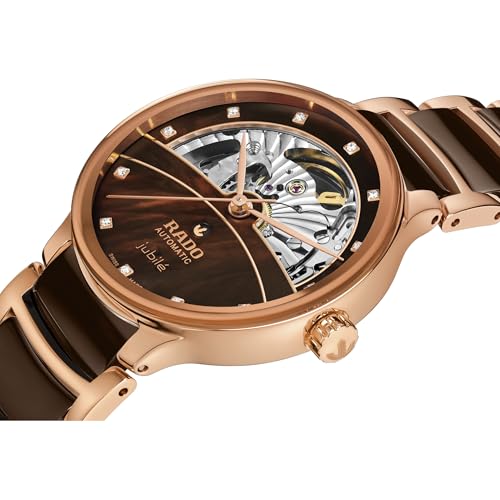 Rado -Centrix-Womens-Swiss Automatic Watch-Stainless Steel PVD-Sapphire Crystal -35mm2