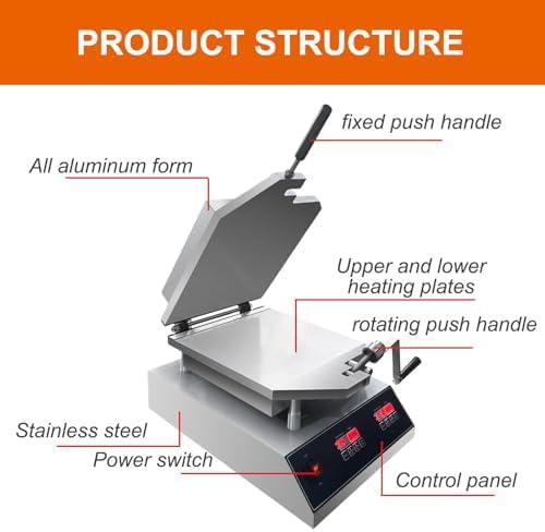 Pressa Manuale in Acciaio Inox per Tortini di Pesce E Frutti di Mare, Ideale per Negozi di Snack E per Uso Domestico - Perfetta per Snack Croccanti E Street Food.