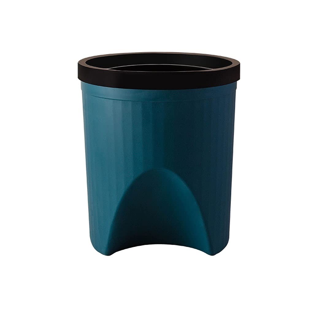 Corbeille à déchets épurée poubelle de tri intérieur ronde