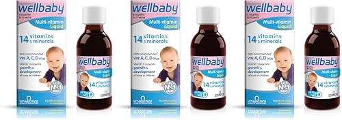 Image of Vitabiotics Wellbaby Multi-Vitamin Liquid, 150ml, (Pack of 3)