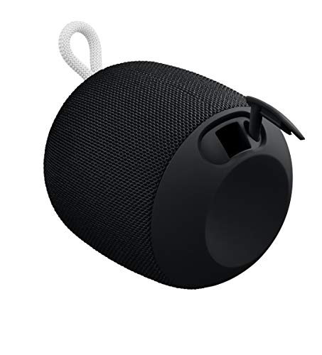 Ultimate Ears Wonderboom Portable Wireless Bluetooth Speaker, 360° Surround Sound, Waterproof, 2 Speaker Connection for Powerful Sound, 10 Hours Battery, Black