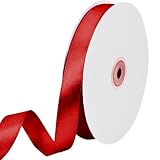 🎄[Dimensiones perfectas para decorar]: Con 2 cm de ancho y 90 metros de longitud, es ideal para adornos navideños, envolver regalos, hacer coronas y añadir acentos festivos sin quedarse sin material.