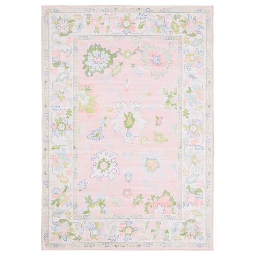 Tapete oriental impreso 9'10" x 12' lavable máquina miniatura 3