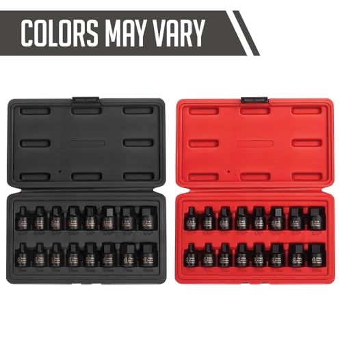 Sunex 3646, 3 /8 Inch Drive Low Profile Impact Hex Driver Set, 16-Piece ...