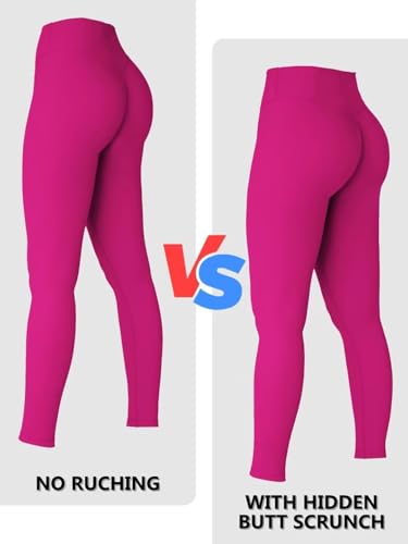 Image of Sunzel Sunzfly Invisible Butt Scrunch Workout Leggings for Women, Butt Lifting High Waisted Gym Yoga Pants with Tummy Control