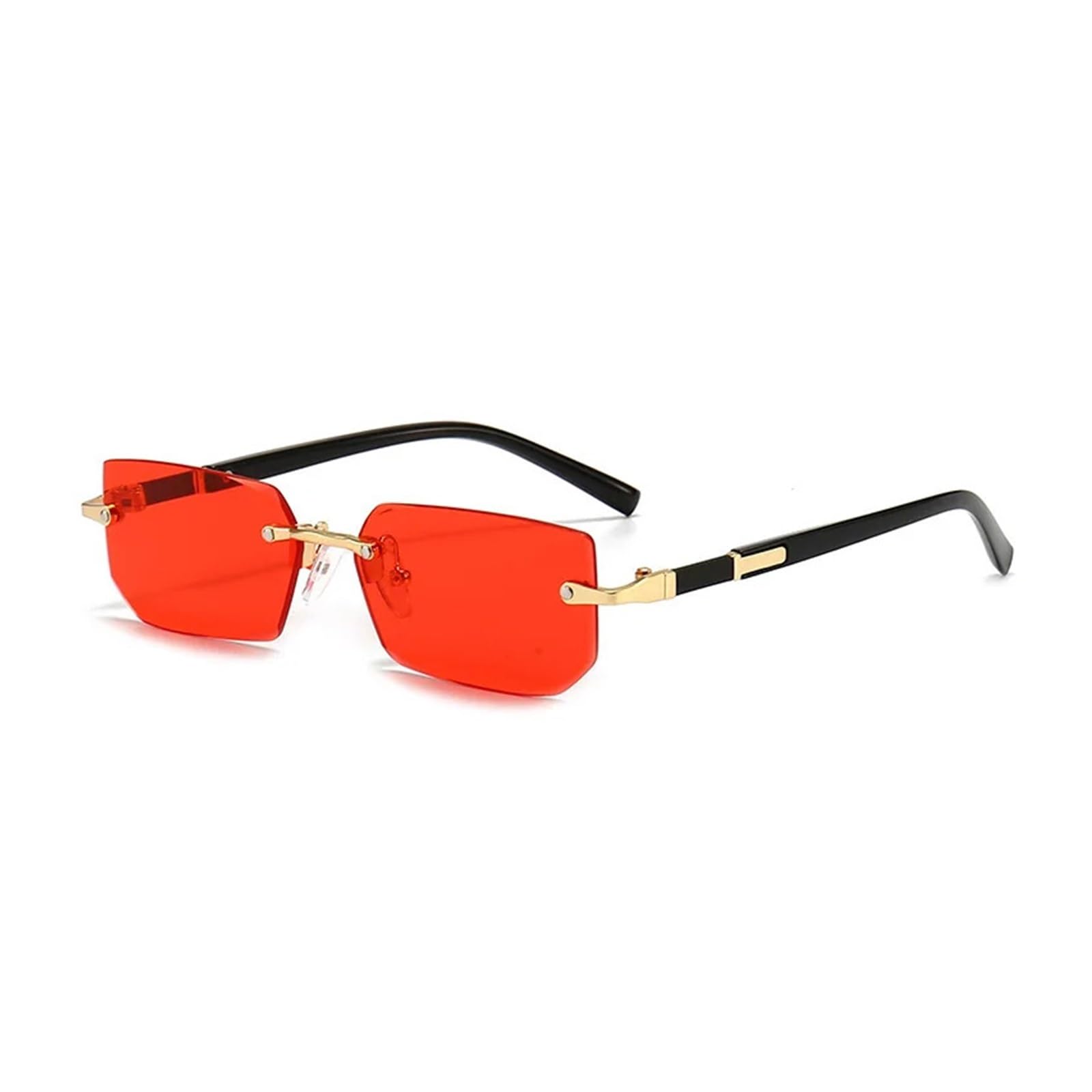 Gafas de sol rectangulares sin montura for hombres y mujeres