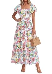 Floral White Multicolor