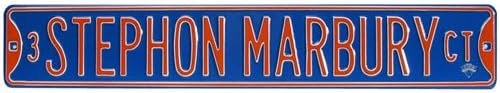 New York Knicks Stephon Marbury Authentic Street Sign