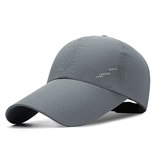 YEKEYI - Casquette de baseball à séchage rapide pour l'extérieur avec visière longue, UPF 50+ pour hommes et femmes, Taille Unique