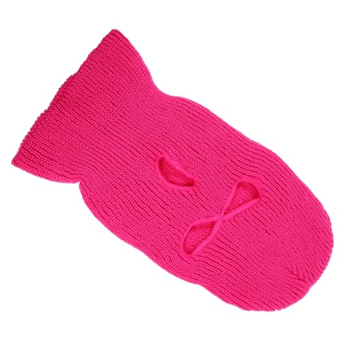 NOLITOY Mascarilla de Lana para Invierno con 3 Agujeros para Cubrir el Rostro Completo para Hombres y Mujeres, Máscara Facial Caliente para Actividades Al Aire Libre en Frío miniatura 1