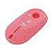 WEIBISS 2pcs Soft Silicone Key Fob Cover Protector Keyless Jacket for Mercedes Benz EQS, EQE, S580, S500, C300, C Class, S Class, G Class, E Class, Blue+Pink