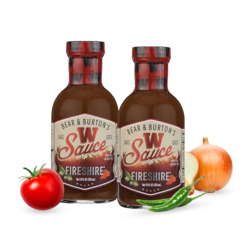 Bear and Burton's Fireshire Worcestershire Spicy Sauce - 12 Oz. - 2-Pack