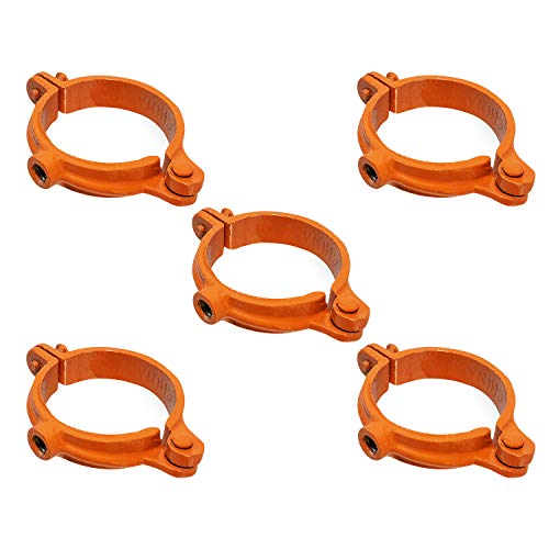 HIGHCRAFT HINGC-02-5 Industrial Decor Hinged Split Ring Pipe Hanger 2 in. Copper