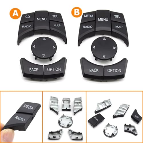 Bouton menu touches souris multimedia et frein a main pour console BMW Type B