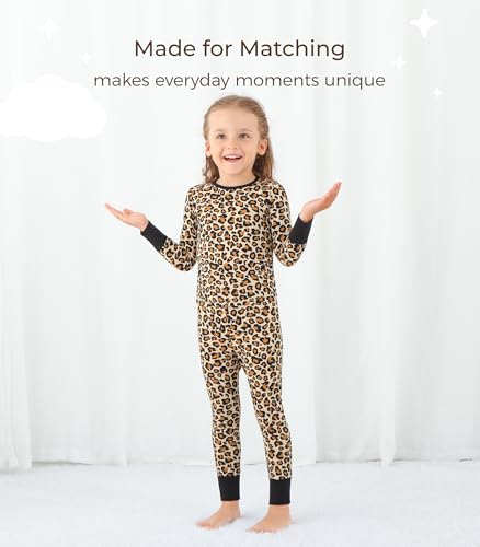 Image of Toddler Boys Girls Clothes Viscose from Bamboo Long Sleeve Top and Pants Clothing Set Soft 2Pcs Kid Outfit