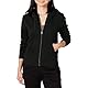 Amazon Essentials Damen Sherpa-gefütterte Fleece-Kapuzenjacke mit durchgehendem Reißverschluss (erhältlich in Übergröße), Schwarz, 4XL Große Größen