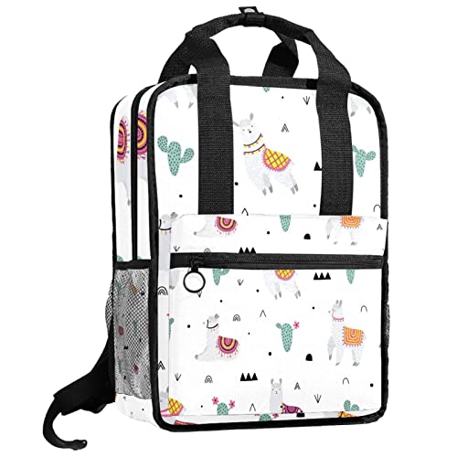 Sac à dos pour garçons et filles à rayures avec bretelles réglables