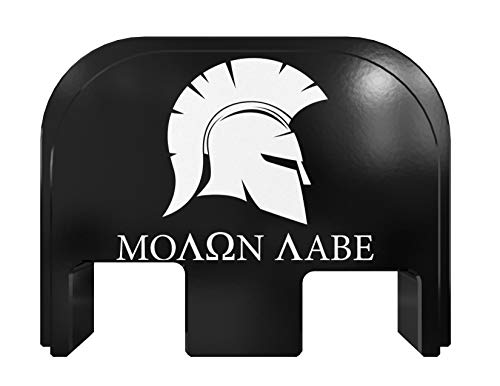 Rowe Tactical Rear Slide Cover Back Plate for Glock Gen 1-5 - Molan Labe - for Glock G17 G19 G21 G22 G23 G24 G26 G27 G29 G30 G31 G32 G33 G34 G35 G36 G37 G38 G39 G40 G41 G45