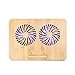 Refroidisseur Ordinateur Portable Bamboo Notebook Radiateur Portable Notebook Pad De Refroidissement Base De Refroidissement De La Base 2 Fans (bambou) Accessoires Pour PC ( Taille : 15.6 inch )
