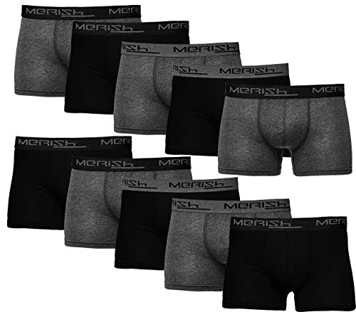 MERISH Boxershorts Herren 10er Pack / 15er Pack S-5XL Unterwäsche...