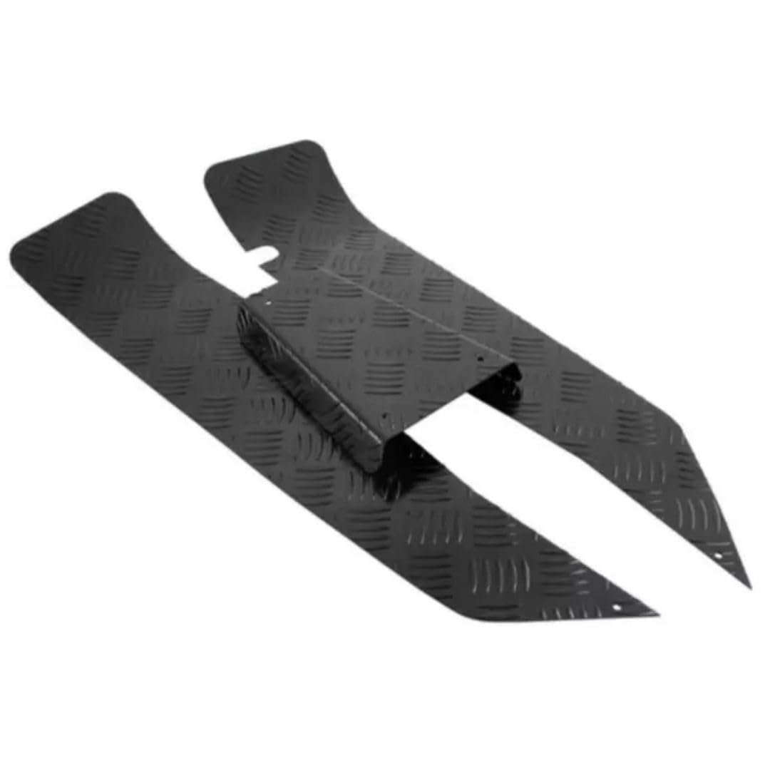Set pedane in alluminio NERO SIP per Vespa 50 90 125 ET3 Primavera