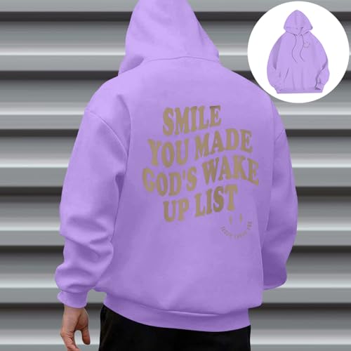 Sweaters for Men Letter Print Hooded Casual Fleece Pullover Sweatshirt Fall Winter Loose Hoodie for Streetwear3