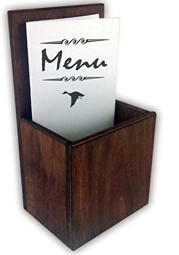 Chabrias Ltd Wooden Takeaway Menu Holder - By